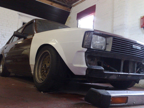 Toyota KE70 Spec D1 Front Wide Wings Arches Fenders Bodykit Aerokit ...